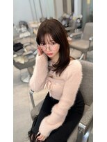 ノク(nok) 万能ミディアム_メルティカラーフェミニンロング似合わせカット