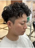 ソフトモヒカン×スパイラルパ―マ