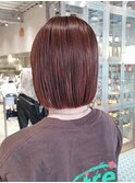 20代30代40代ミニボブショコラブラウン透明感小顔ブリーチなし