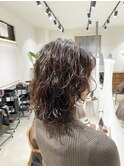 カット パーマ Aujua髪質改善トリートメント