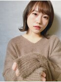 伸ばしかけでも◎ナチュラルボブ