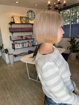 マイ ヘア デザイン 岡崎(MY hair design) レイヤーカット/ハッシュカット/顔まわりカット/ツヤカラー