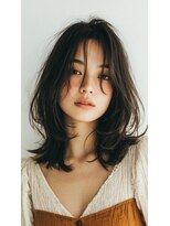 ノイエ 原宿 北参道(NoIE) レイヤーカット/ボブ/髪質改善カラー/ミディアムヘア/暗めカラー