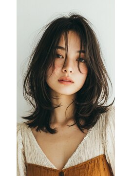 ノイエ 原宿 北参道(NoIE) レイヤーカット/ボブ/髪質改善カラー/ミディアムヘア/暗めカラー
