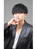 ブラック サッポロ(BLUCK SAPXOXO)&nbsp;大通駅/学割U24/メンズサロン/フェザーパーマ/シャドウパーマ