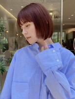 マイル 渋谷(mile)&nbsp;ブラッドオレンジ×ブリーチなしカラー