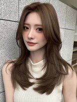 ノイズオオサカ 天王寺店(NOISM OSAKA)&nbsp;20代30代40代くびれミディ韓国ヘア小顔ミディアムアッシュ