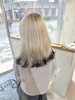 ルートヘアー(Root Hair)&nbsp;ブリーチ/ホワイト/裾カラー/ダブルカラー/八尾