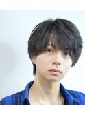 MEN’S HAIR/波巻きツイストスパイラル/リバースセンターパート