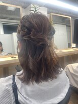 サロンドジョー(salon de joe) お呼ばれヘアセット/ハーフアップ/編み込み