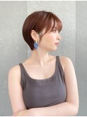ナチュラルショート/ショートボブ/韓国/顔周り/20代30代40代50代