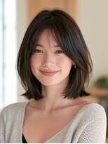 クー  戸越銀座(QOO)&nbsp;結べる艶ロブ×顔周りレイヤー