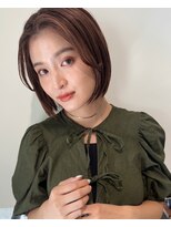 トリコ トウキョウ アヴェダ 表参道店(tricot TOKYO AVEDA)&nbsp;レイヤーボブ/顔まわりレイヤー/ボブ/外ハネボブ/小顔/表参道