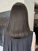 ヘアー アイス ルーチェ(HAIR ICI LUCE) ブリーチなしミルクティーベージュ秋カラーミディアム/今枝