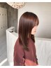 【根元は自然に・毛先は動きを】カット+ストレート+毛先パーマ￥25740→￥21879