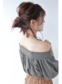 簡単アレンジねじりくるりんぱ