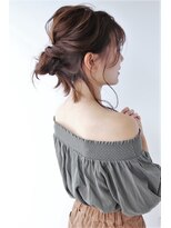 ヘアーアンドメイク シーク 吉祥寺(HAIR&MAKE SeeK)&nbsp;簡単アレンジねじりくるりんぱ