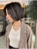 バレイャージュ水平ボブ/天神kchiara川野直人