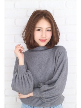 カットウェルズ ラブコオリヤマ 郡山店(Cut Well's Love Koriyama) センターパートエレガンスボブ　　　【大和郡山市】