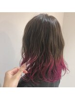 テラスヘア 新潟駅南(TERRACE hair)&nbsp;グレー×ピンク(グラデーション)