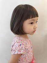 テラバイアフロートシーグラスコテージ (terra by afloat SEAGLASS COTTAGE) ボブ　キッズヘア　女の子　キッズカット　眉上バング　二子玉川