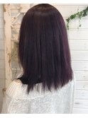 【Rohange】暗髪バイオレット#デザインカラー#黒髪風