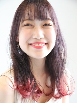 ポンテ 福岡西店(ponte) グラデーションでラベンダーカラー