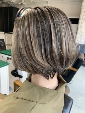 リアン(Lien) Lien☆ナチュラルフォギーグレージュ×ショートボブ