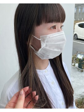 ヘアメイク オブジェ(hair make objet) 韓国ヘア インナーカラー