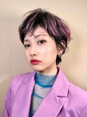 ショートカット+インナーカラー 松永幸征