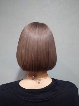 プリーズヘア(Please hair) 全頭ブリーチ　ダブルカラー　プラチナベージュ