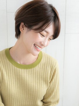 キャリコ(calico) 《calico》＊前髪なしショート☆小顔☆艶カラー＊