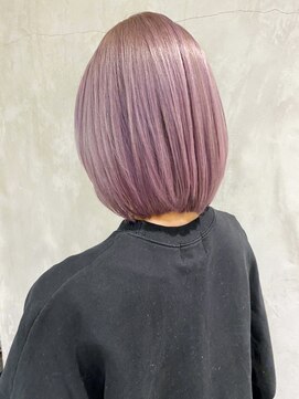 アルバム 渋谷パルコ(ALBUM) パープルカラー_アースカラーくびれヘアツートン_ba372581