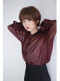フレンチショートで可愛らしさ抜群◎　大人かわいいヘア
