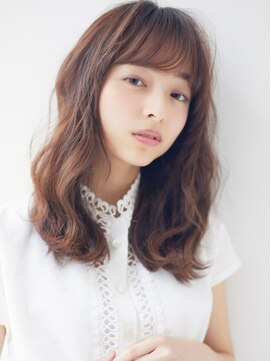 クロード モネ 吉祥寺店(Claude MONET) ＜MONET＞厚めバング×無造作カール フェミニンスタイル[吉祥寺]