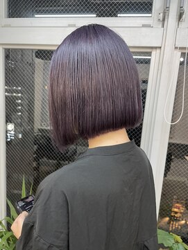 ラニヘアサロン(lani hair salon) ディープパープル(ブリーチ1回)