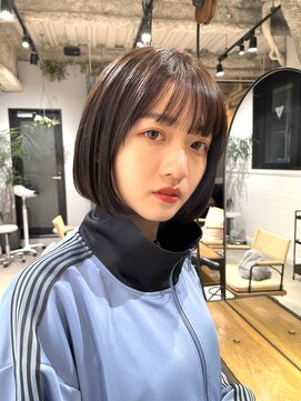 ディッセンバー 渋谷(December) 【December】髪質改善×ブリーチ無し透け感グレージュ