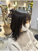 レイヤーカット/ミディアムヘア/ウルフ