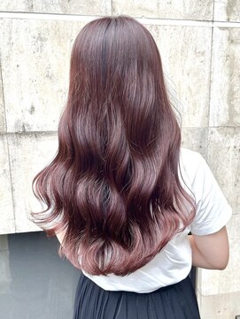 ラグーン 原宿 表参道(LAGOON) 【LAGOON】ブリーチなしで艶感たっぷり♪大人のピンクベージュ