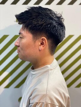 バーバーバー 四谷(BARBER-BAR) ワンセクションジェットスタイル