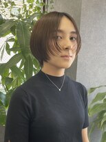 フレーム 博多店(FRAME)&nbsp;個性派大人マッシュレイヤーショートボブ【福岡/博多】