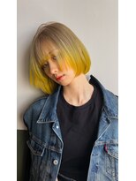 デビュー ヘアーメイク 髪質改善ダブルカラーインナーカラー学割カットショート前髪韓国