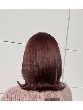 ヘア ポジション HAIR Position 本荘店 ピンクブラウンカラー