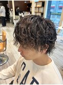 波巻きスパイラルパーマメンズマッシュパーマツイストパーマ