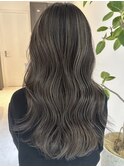 ハイライトカラーグレージュベージュケアブリーチダブルカラー