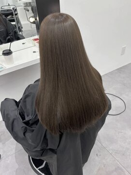 エトバイイオエ(et by ioe) 黒髪/ボブルフ/ネビージュ/小顔/ワンレン/髪質改善/グレージュ