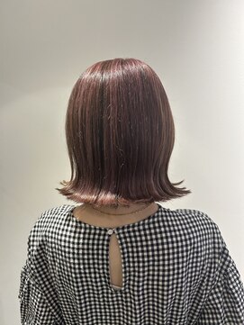 リュネッツ あざみ野店(lunettes) 【白髪ぼかし】しっかりハイライト×明るめピンクカラー