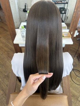 ヘアリゾート リノ(Hair resort Lino) ミネコラトリートメント×オリーブカラー