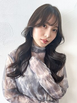 アルバム 新宿(ALBUM SHINJUKU) レイヤーカットレイヤーロンググレーベージュ_9729