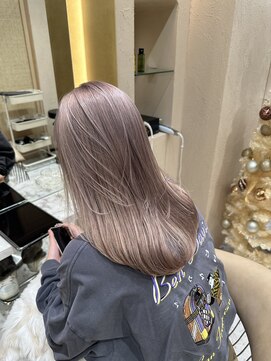 プアメリア 名古屋(Puamelia) ブリーチ/ケアカラー/グレージュ/ベージュ/髪質改善
